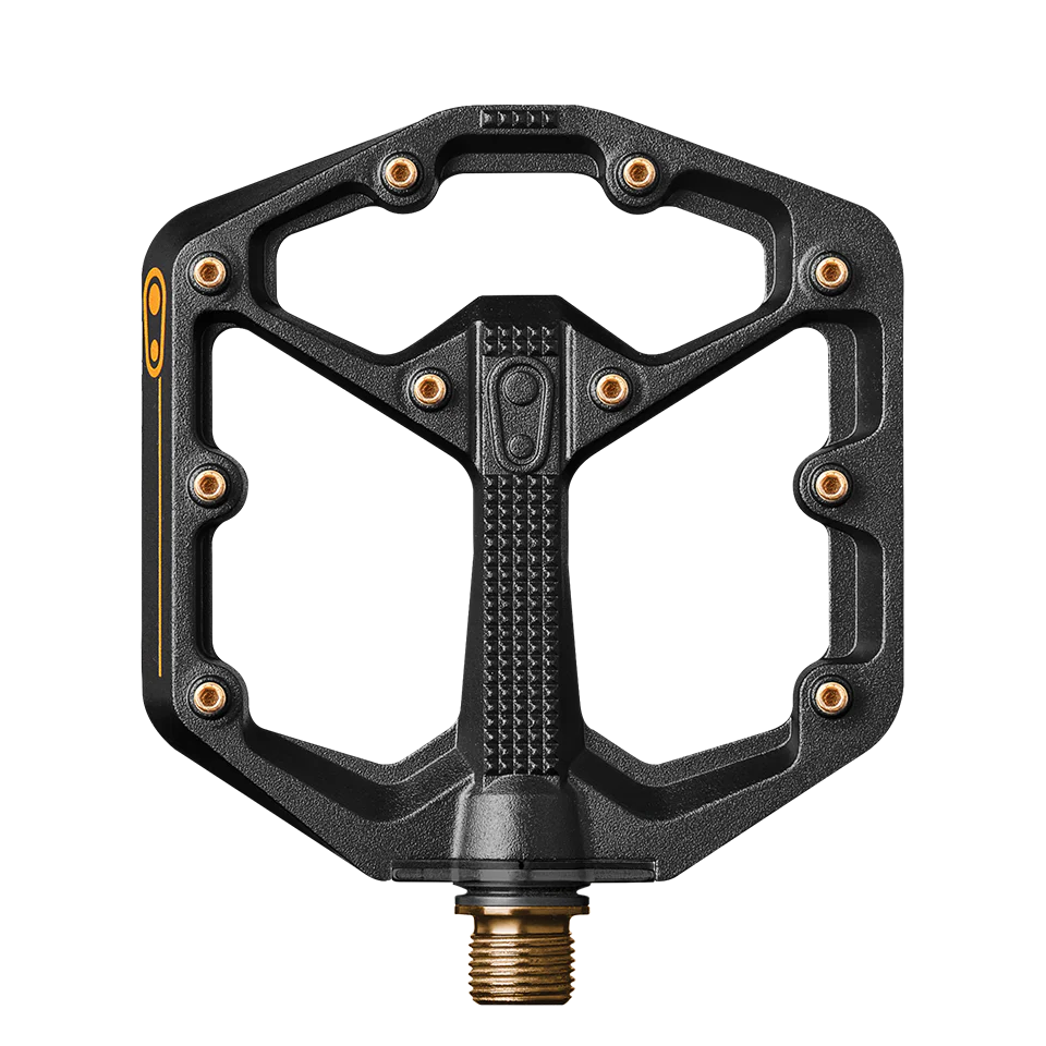 CRANKBROTHERS STAMP 11 Små flade pedaler Sort/guld