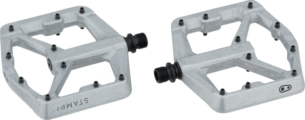 Flade pedaler CRANKBROTHER STAMP 2 Small Silver