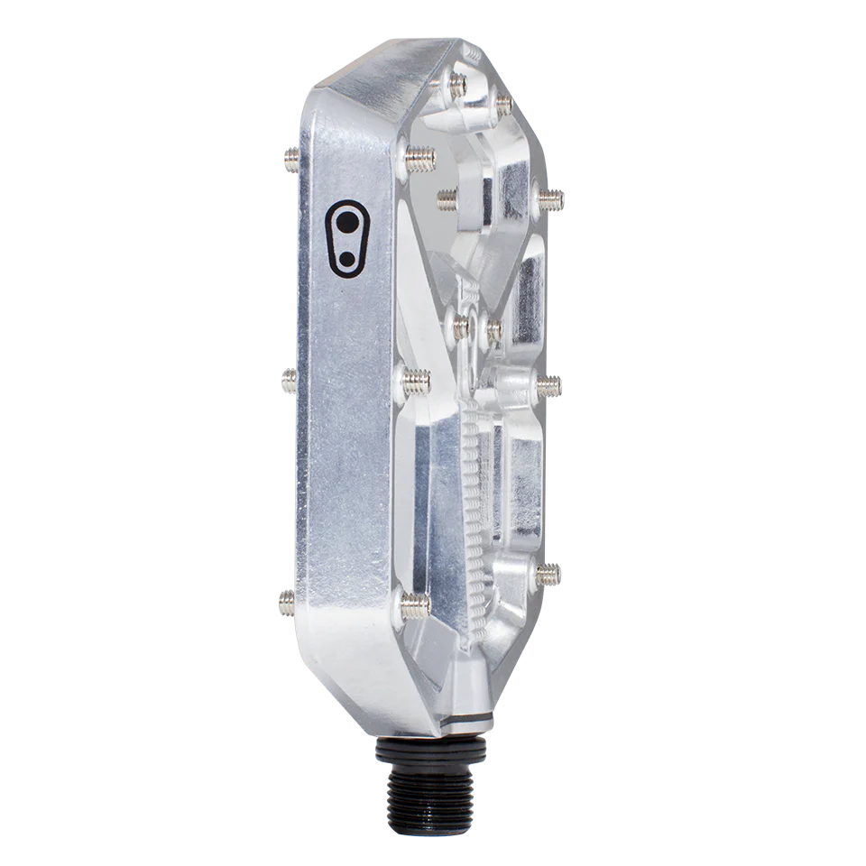 CRANKBROTHERS STAMP 7 Large Silver flade pedaler