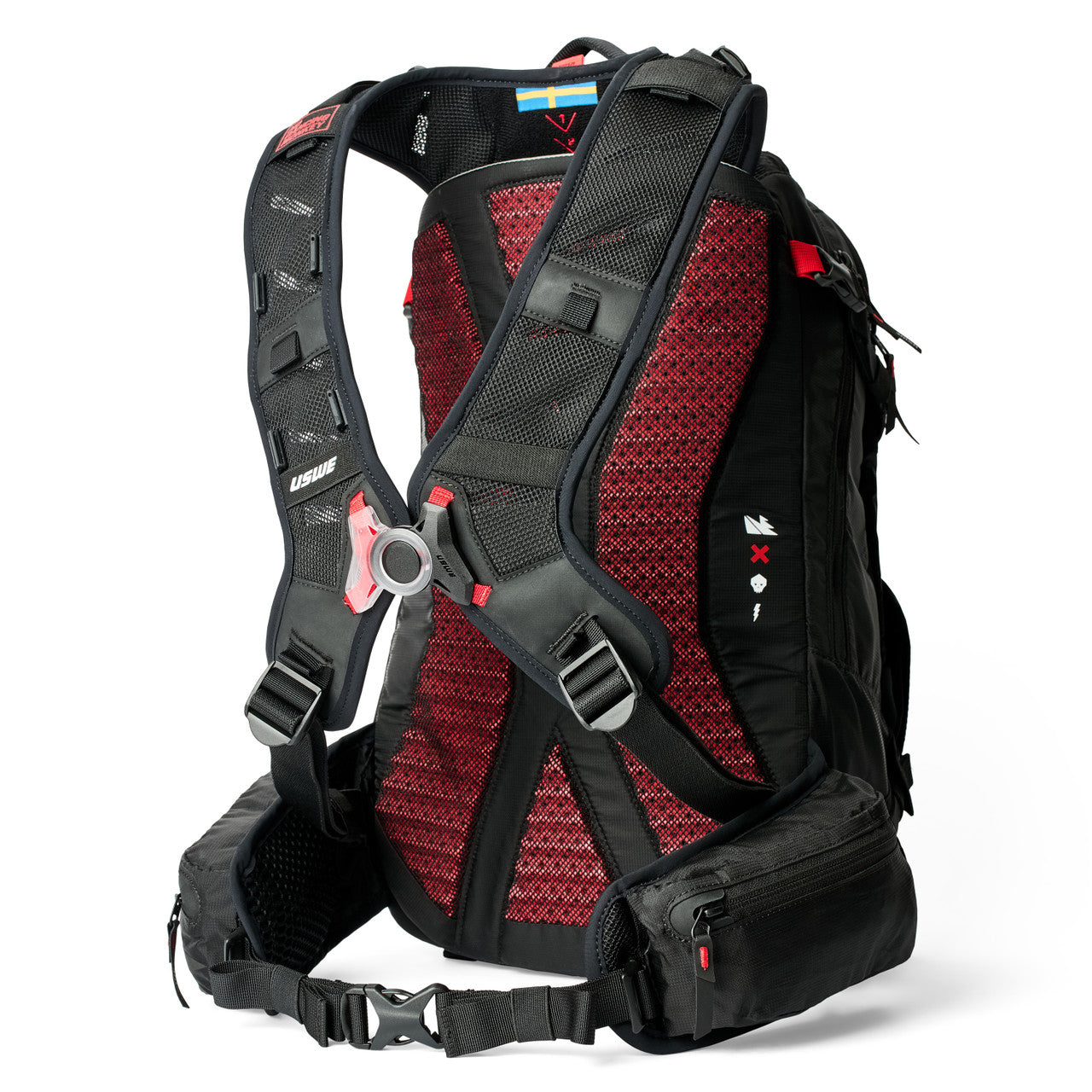 USWE ZIPPERED DAYPACK 16L Rygsæk Sort