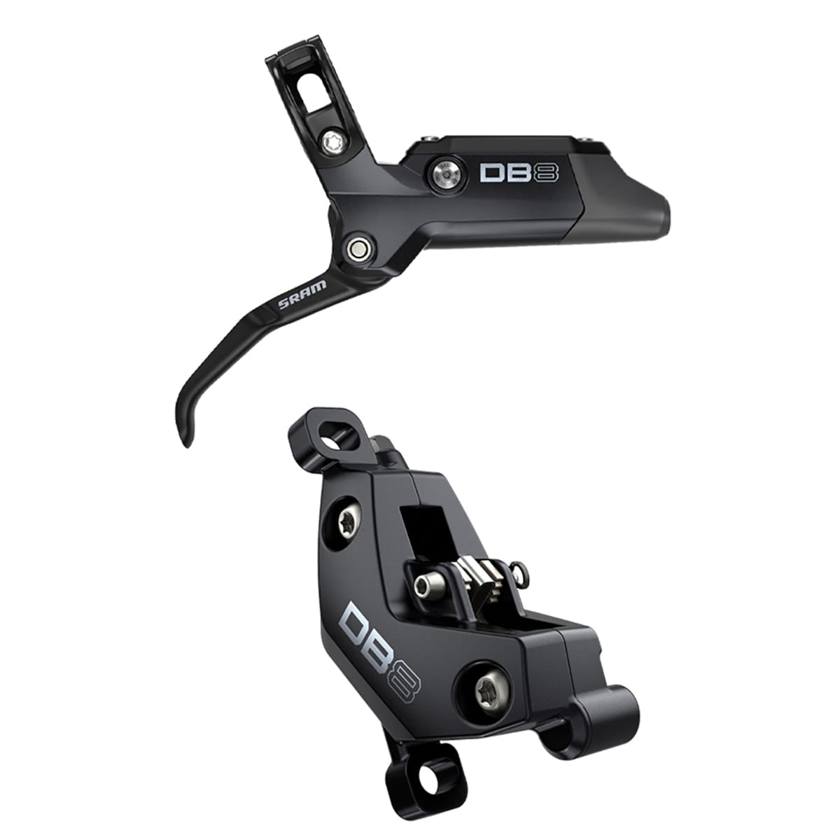 Et par SRAM DB8-bremser i sort