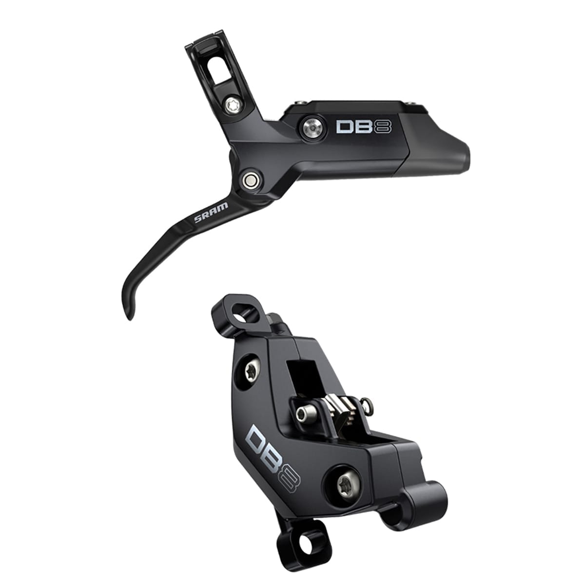 Et par SRAM DB8-bremser i sort
