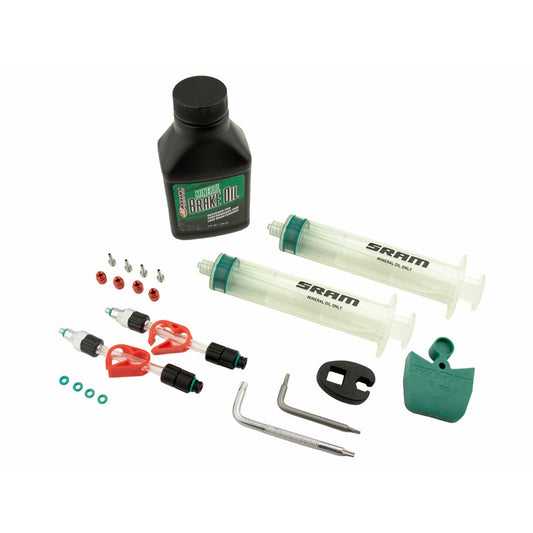 Standard aftapningssæt til SRAM DOT 5.1-bremser med Maxima Oil 120 ml