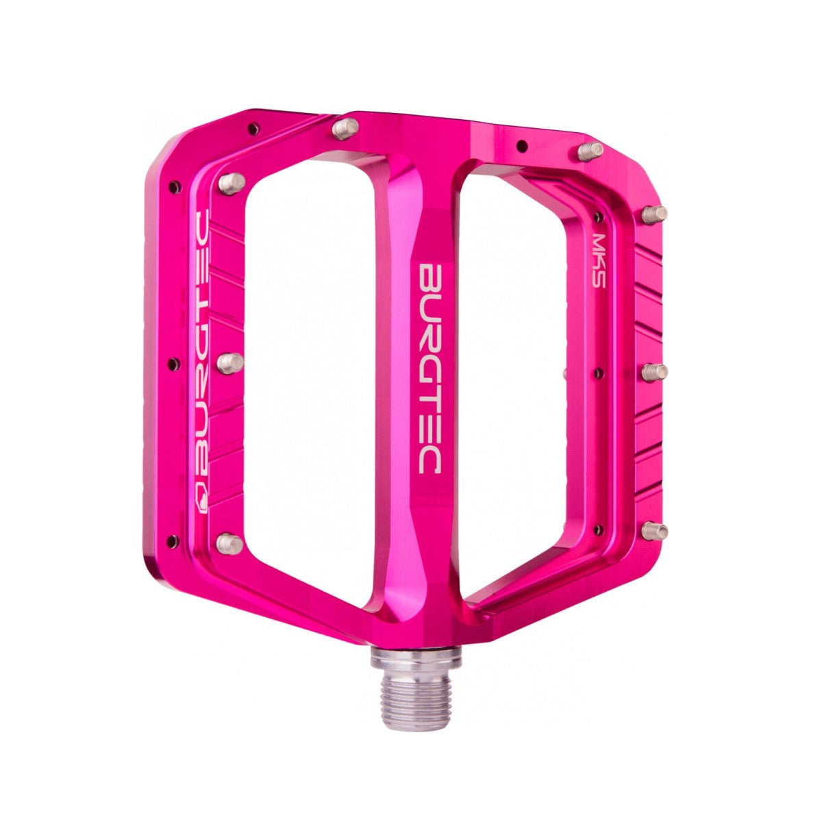 BURGTEC PENTHOUSE FLAT MK5 Stålaksel-fladpedaler Pink