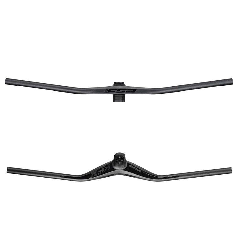 Integreret styr FSA KFX SIC Carbon Flad 65mm x 780mm Carbon