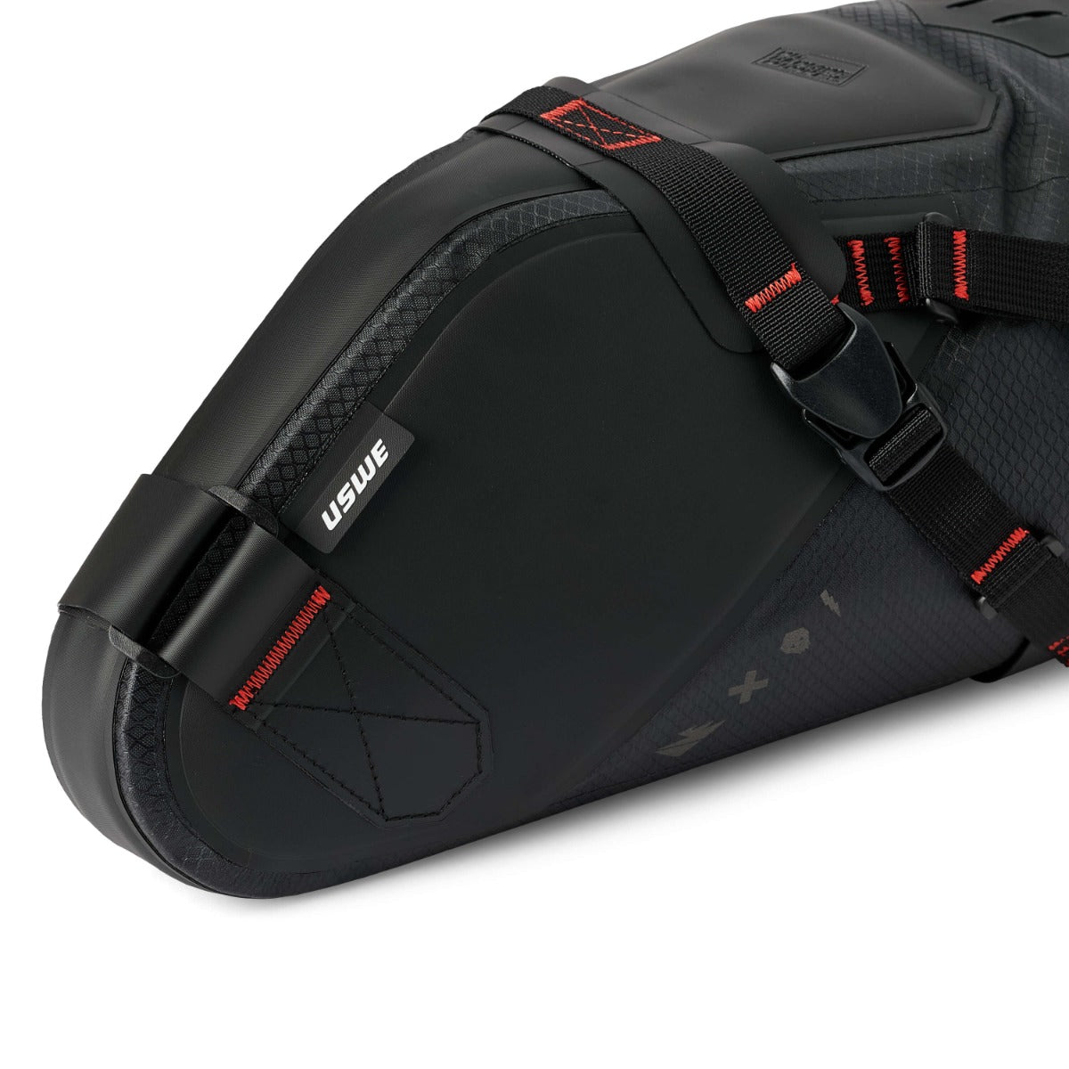 USWE ROLLTOP SADDLE BAG 9 L Sort
