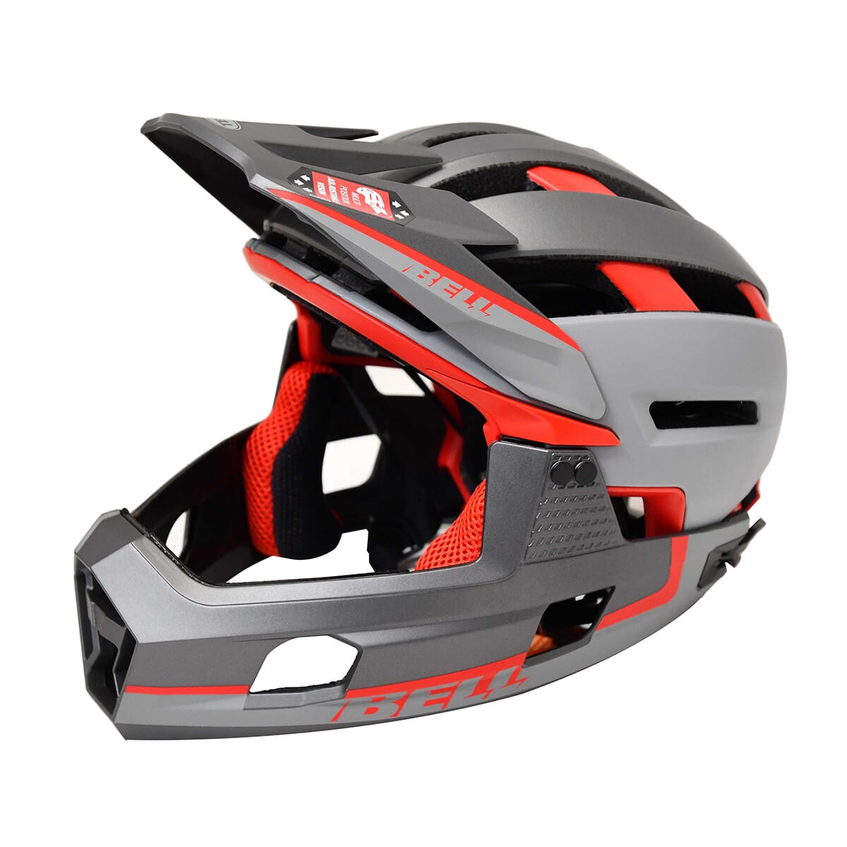 BELL SUPER AIR R MIPS MTB-hjelm Grå/Rød