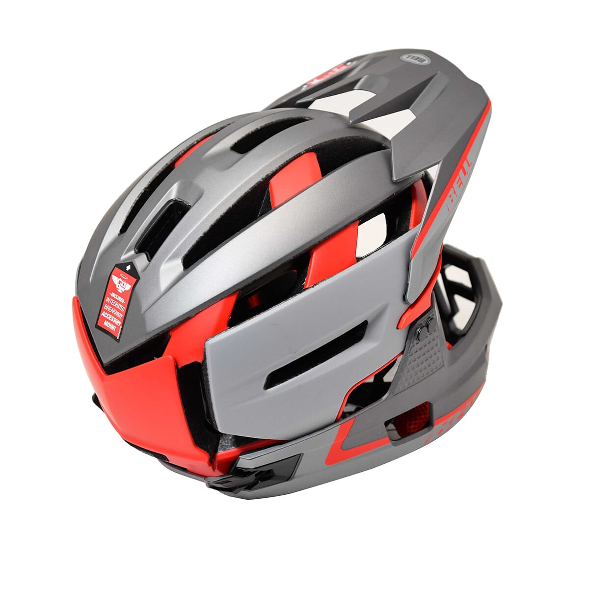 BELL SUPER AIR R MIPS MTB-hjelm Grå/Rød