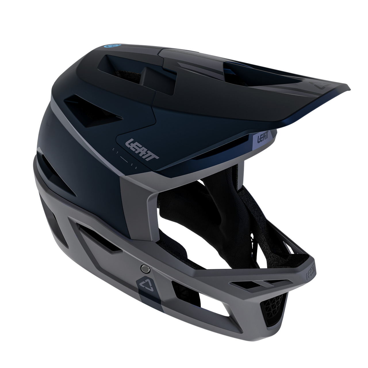 MTB Helmet LEATT GRAVITY 4.0 STEALTH Black/Grey