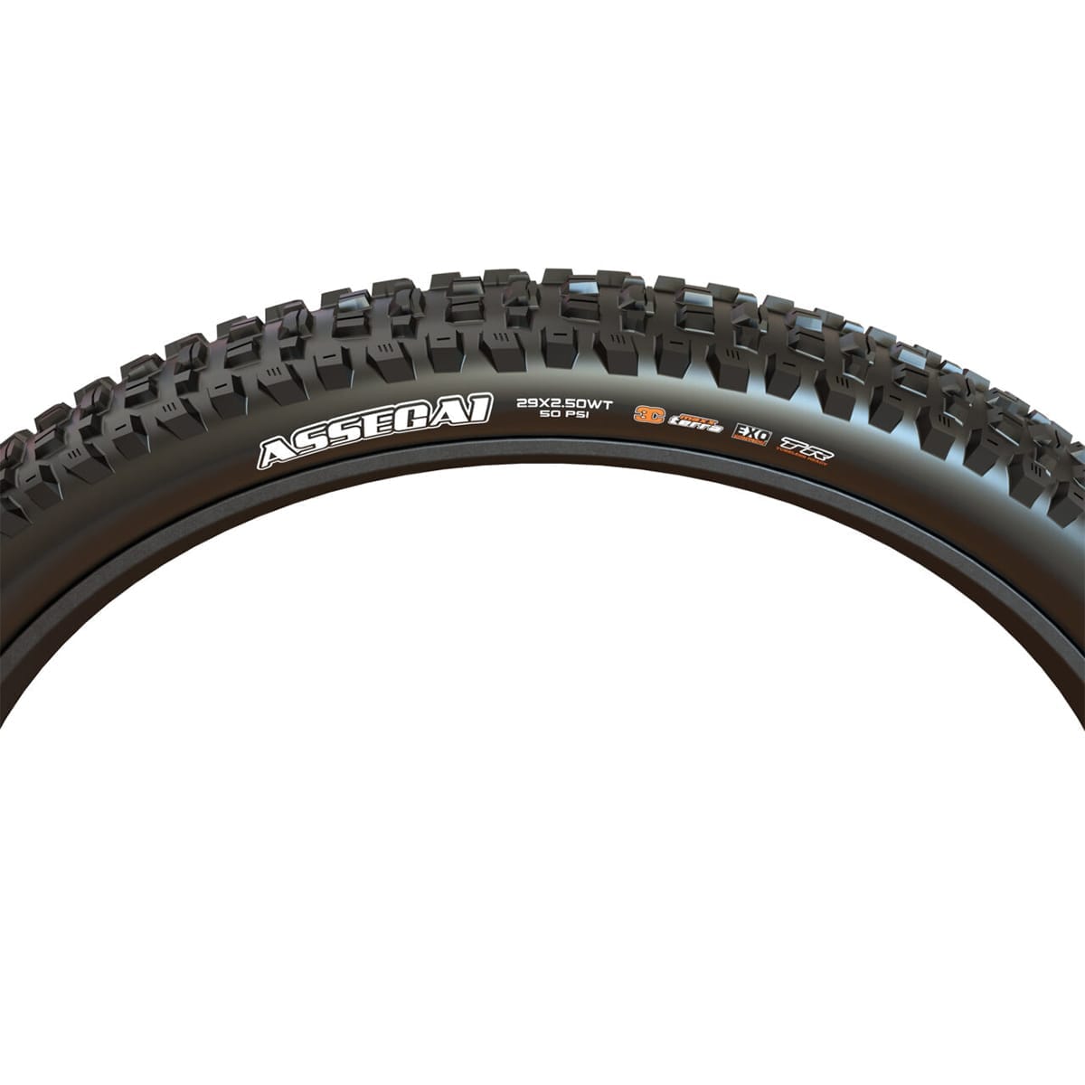 MAXXIS ASSEGAI 29x2.50 WT BikePark DH tire Tubeless Ready Rigid Black