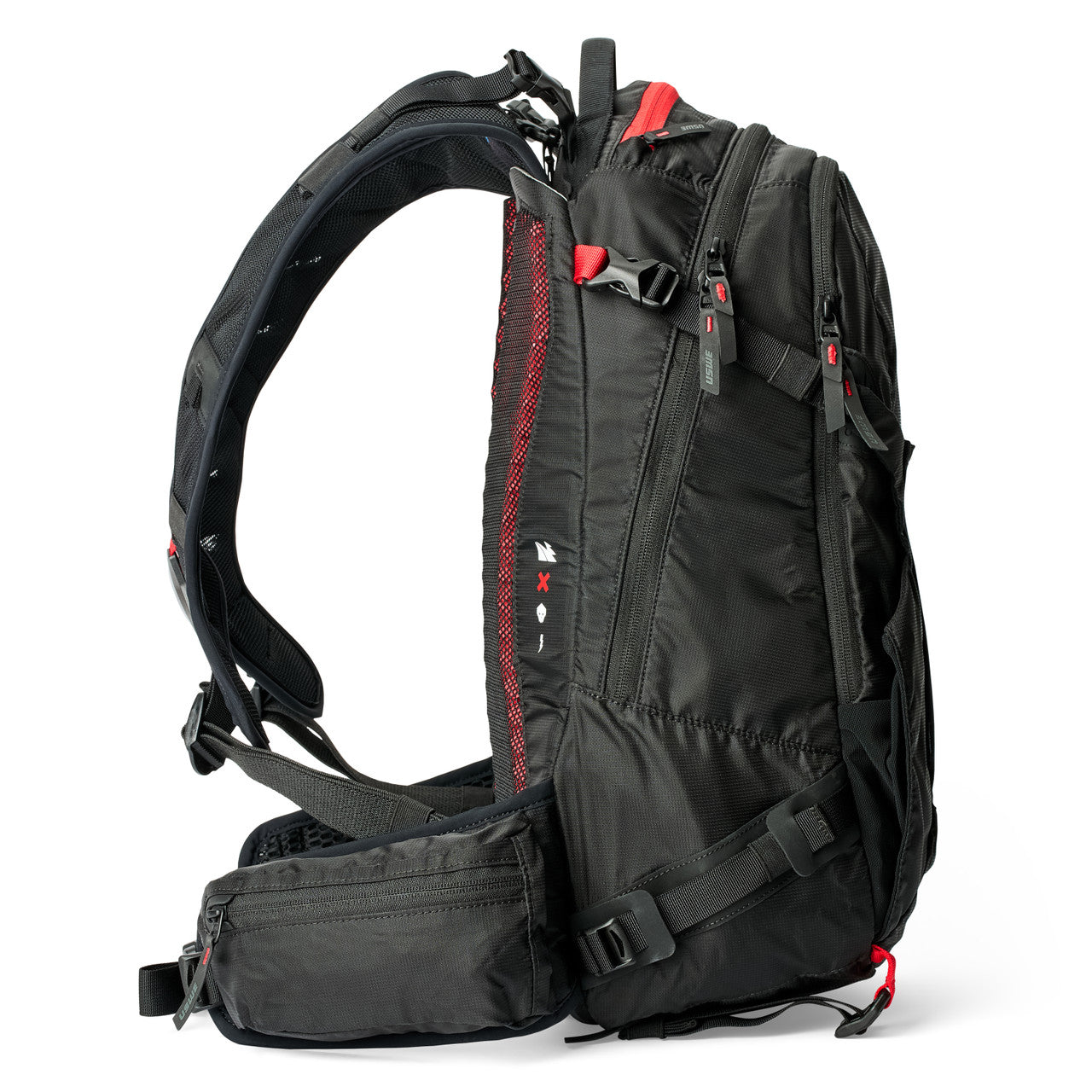 USWE ZIPPERED DAYPACK 16L Rygsæk Sort