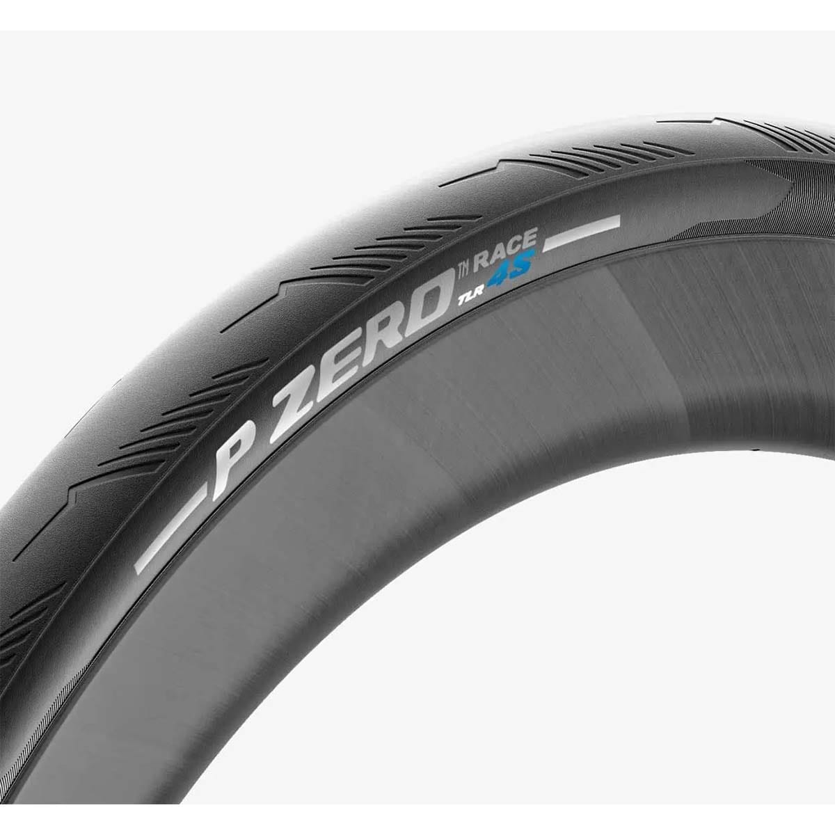 PIRELLI P ZERO RACE 4S 700x28c Tubeless Ready Sort dæk