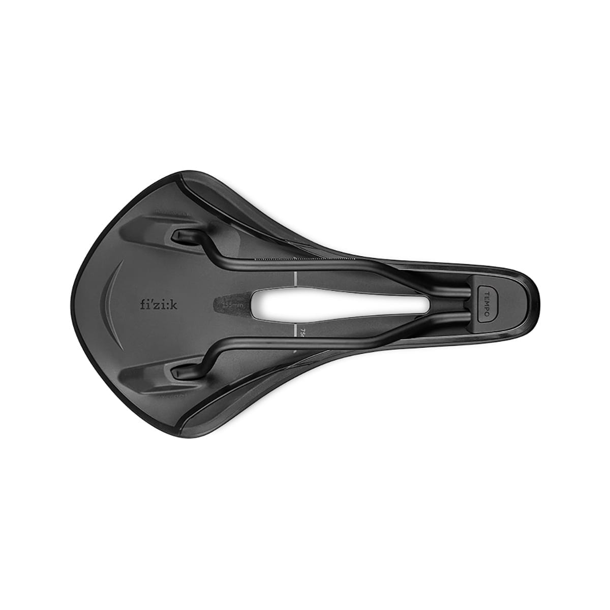 Sadel FIZIK TEMPO ALIANTE R5 155mm S-Alloy skinner Sort