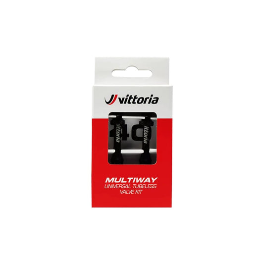 VITTORIA MULTIWAY slangeløse ventiler Sort Presta (x2)