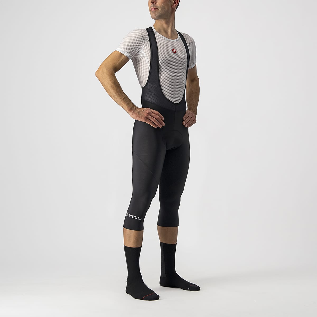 CASTELLI ENTRATA THERMAL 3/4 Bibtights Sort