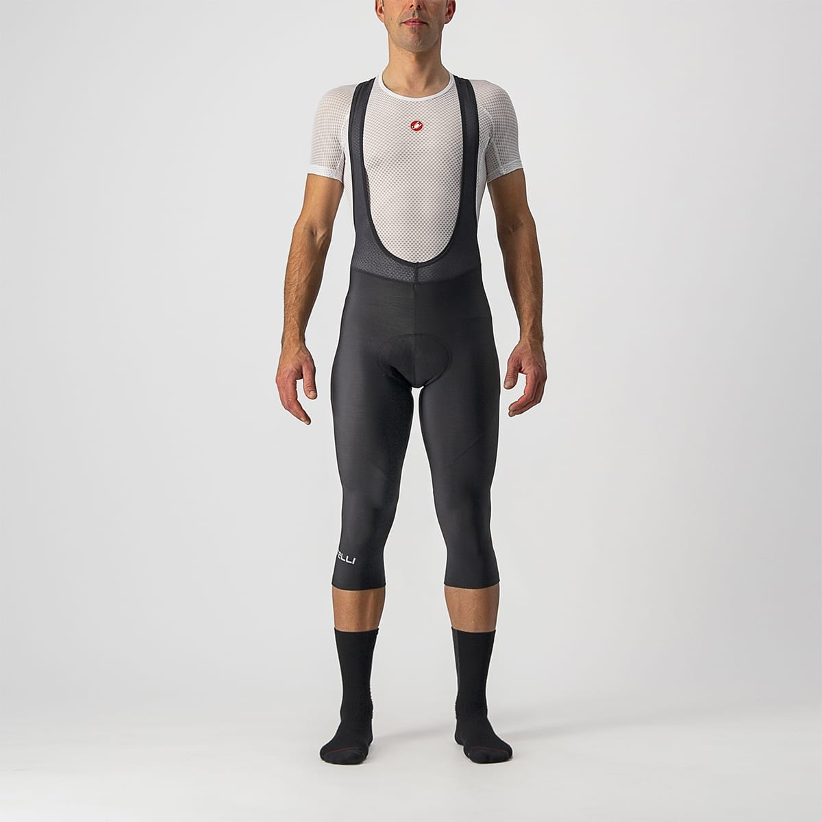 CASTELLI ENTRATA THERMAL 3/4 Bibtights Sort