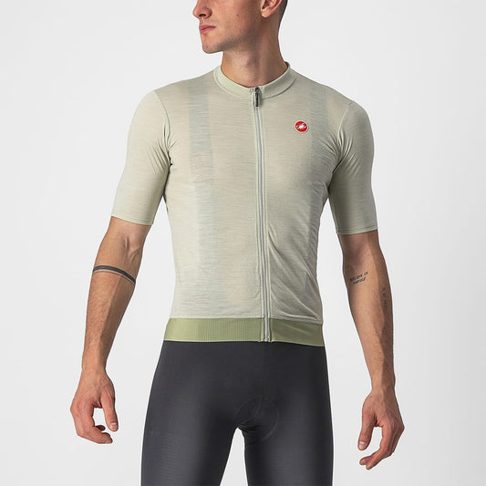 CASTELLI ESSENZA Kortærmet Jersey Grøn