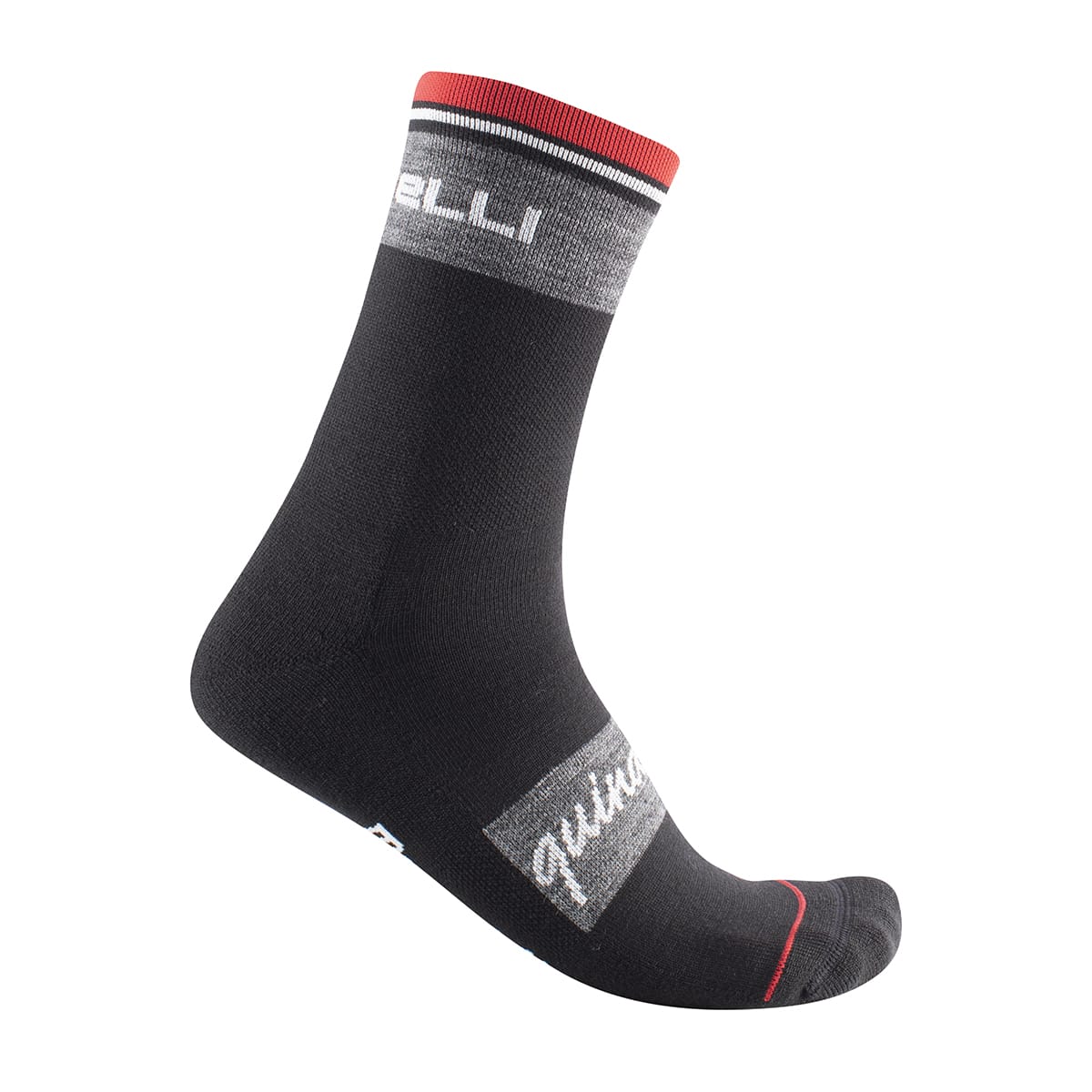CASTELLI QUINDICI SOFT MERINO Sokker Sort