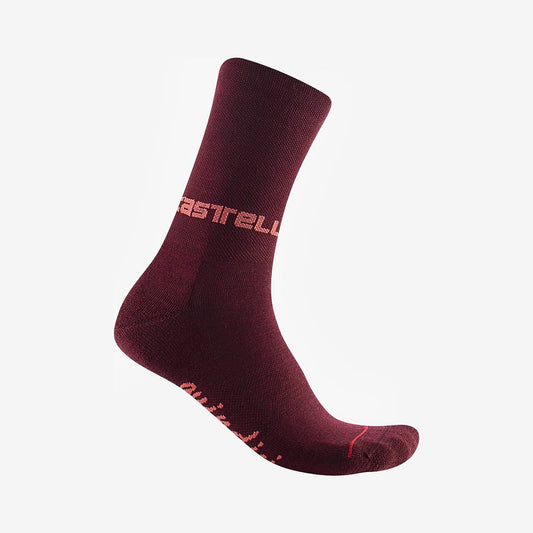 CASTELLI QUINDICI SOFT MERINO Damestrømper Bordeaux