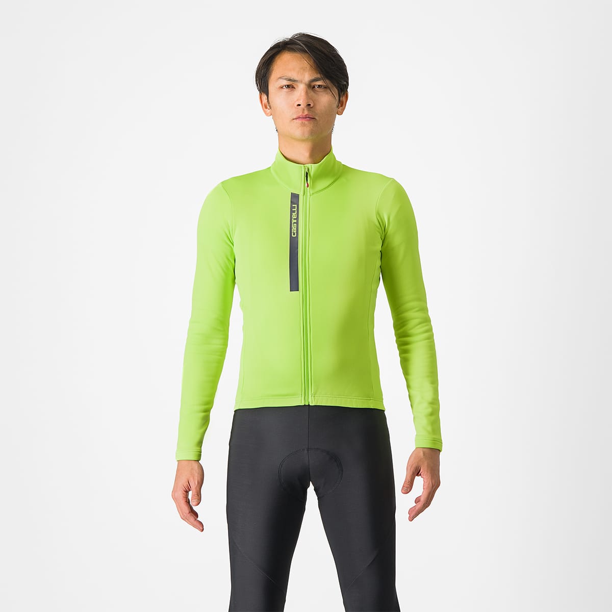 CASTELLI ENTRATA THERMAL Langærmet Jersey Gul/Grå