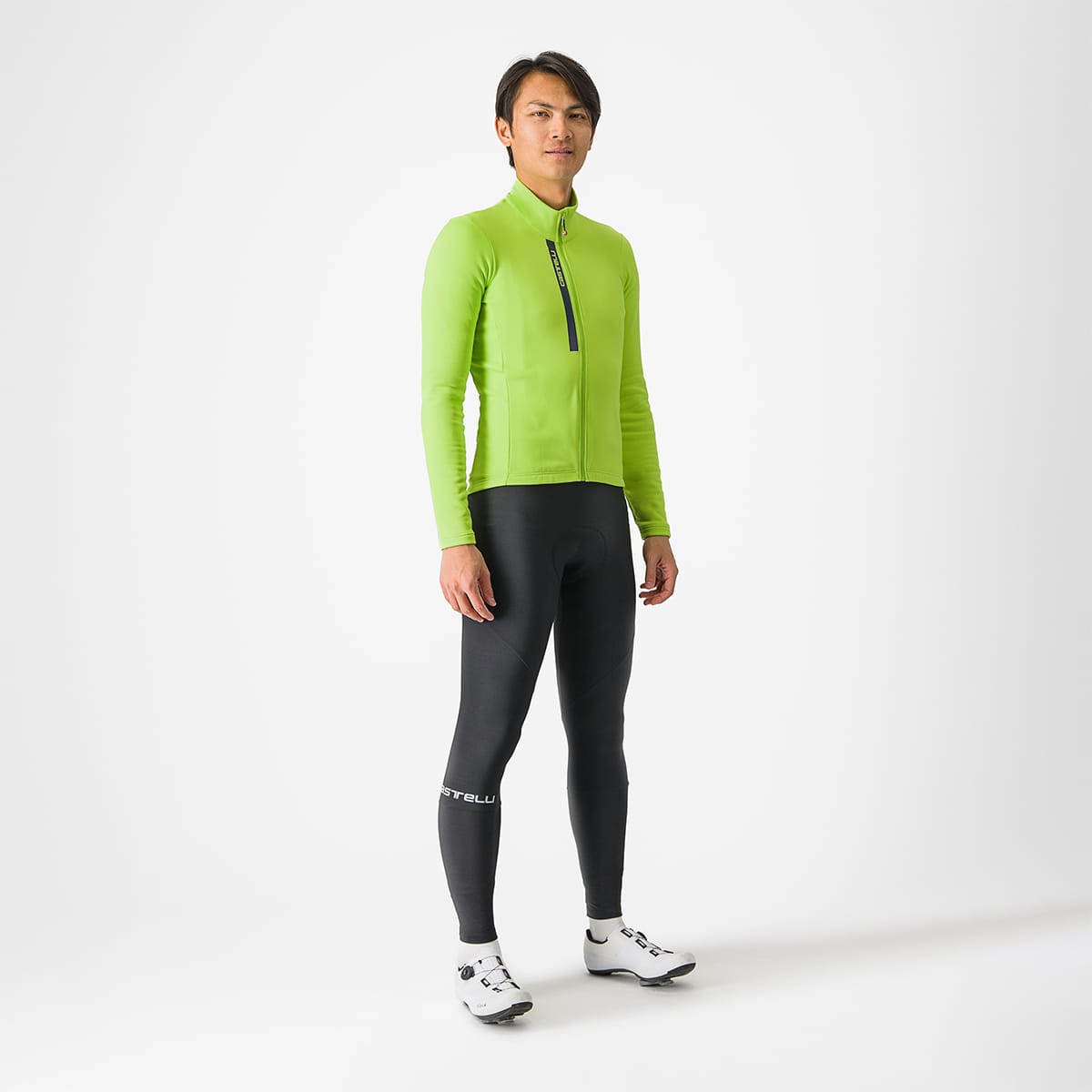 CASTELLI ENTRATA THERMAL Langærmet Jersey Gul/Grå