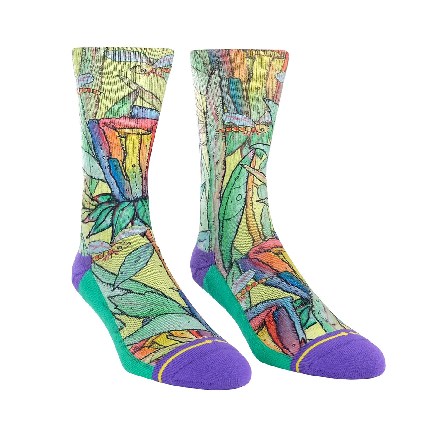 MERGE4 OTIS RAINBOW FLOWER Socks