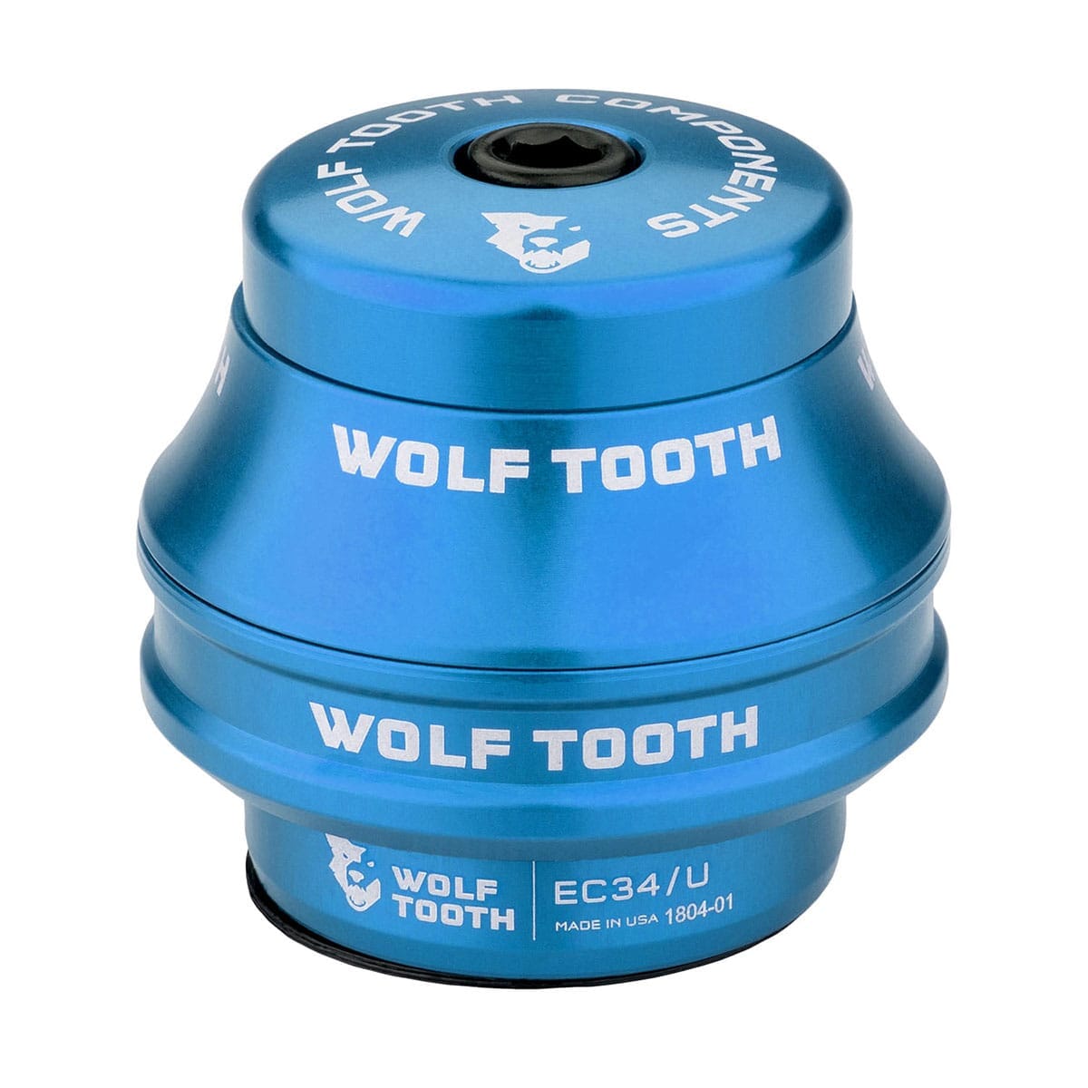 Høj kop til WOLF TOOTH PREMIUM eksternt headset 1"1/8 EC34 Stack 16 mm Blå