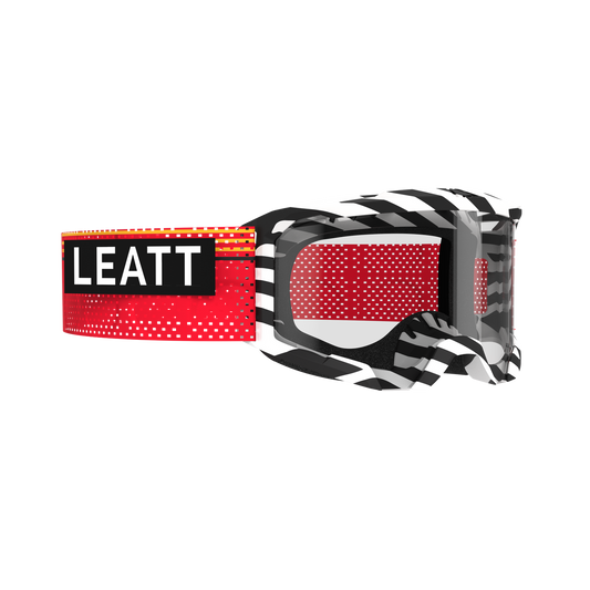 LEATT VELOCITY 4.0 MTB X-FLOW Stripe Black/White CLEAR 83 VLT beskyttelsesbriller