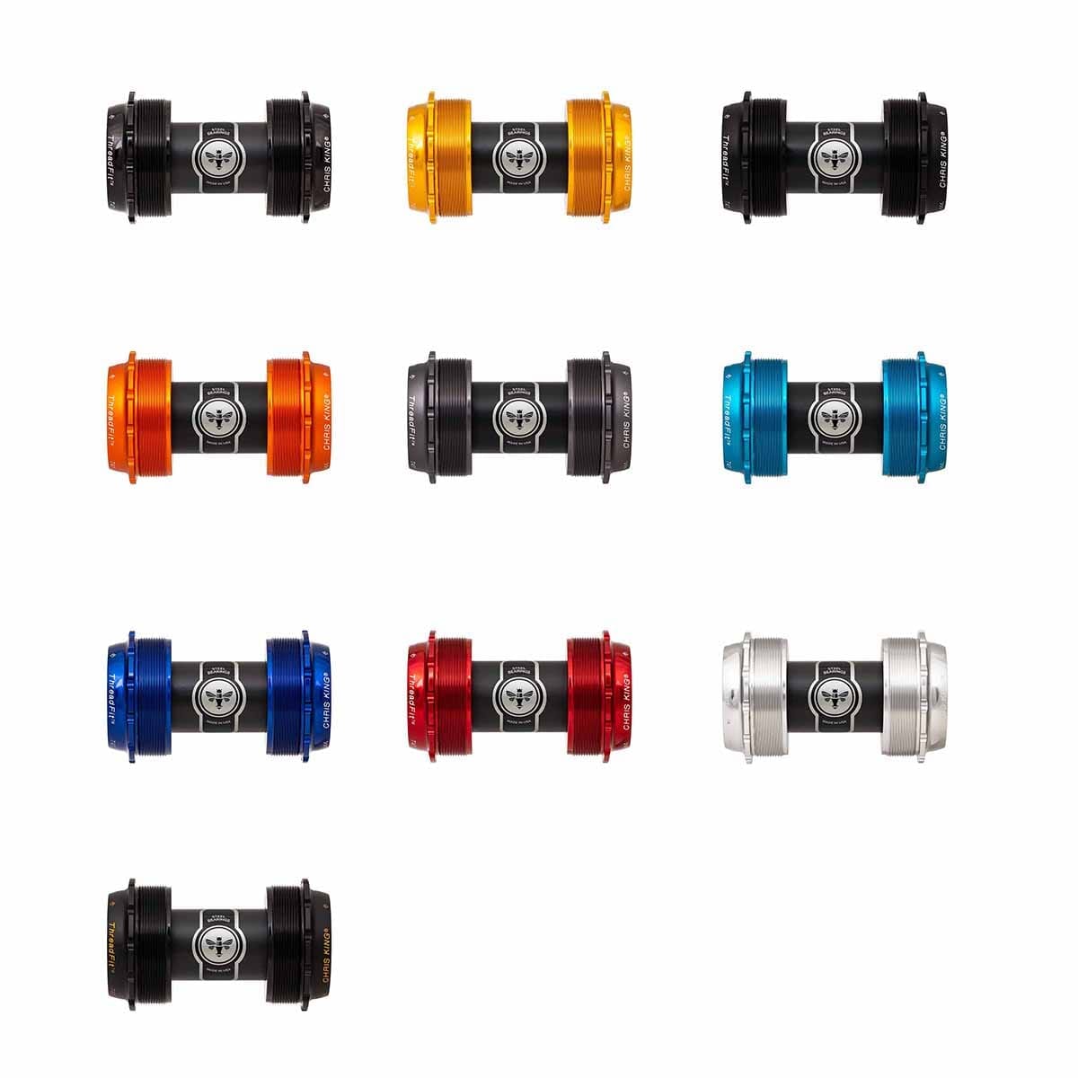 CHRIS KING ThreadFit T47 24x 68/73 mm grå kranksæt