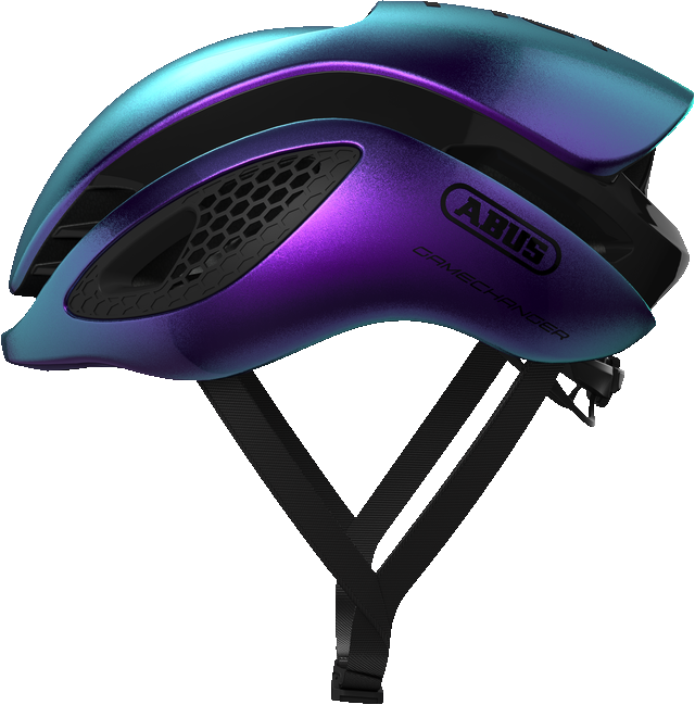 ABUS GAMECHANGER 2.0 FLIP FLOP Road Helmet Purple