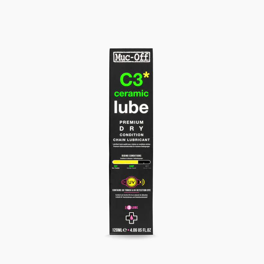 MUC-OFF C3 DRY CERAMIC LUBE til tørre forhold (120 ml)