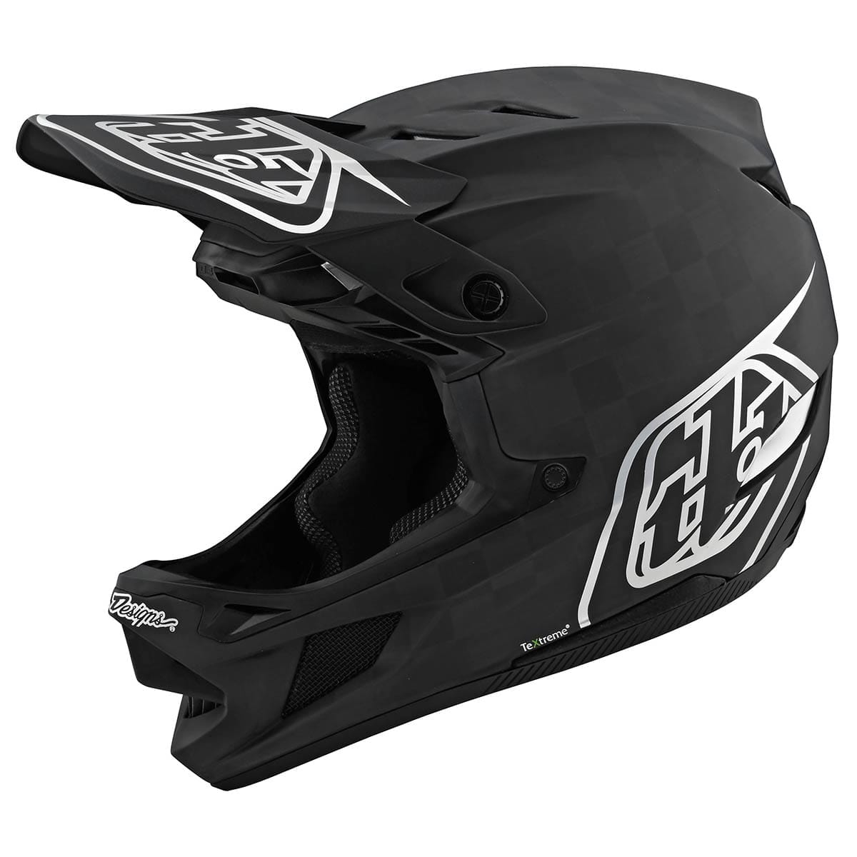 TROY LEE DESIGNS D4 CARBON MIPS MTB-hjelm Sort/sølv