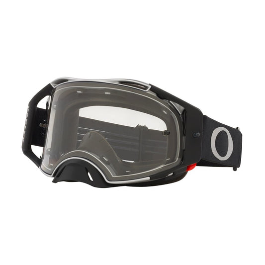 OAKLEY AIRBRAKE MX Tuff Blocks Black Gunmetal Goggle Clear Shield