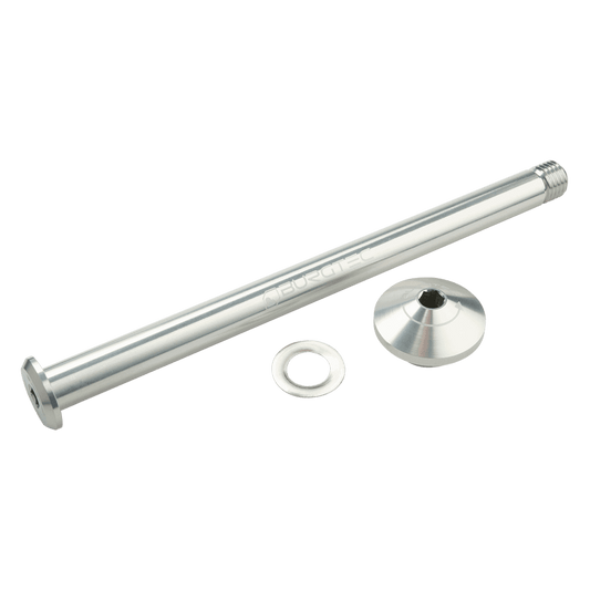 BURGTEC 171 mm baghjulsaksel til Yeti Frame Silver