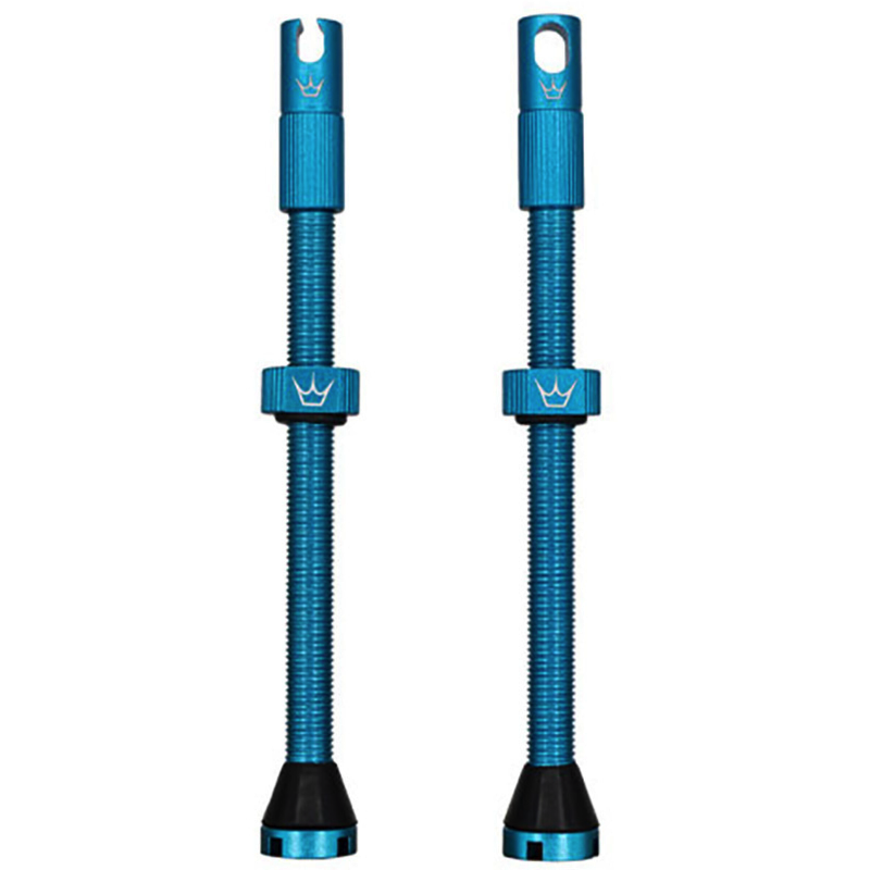 PEATY'S x Chris King MK2 Presta 80 mm slangeløse ventiler (x2) Turkis