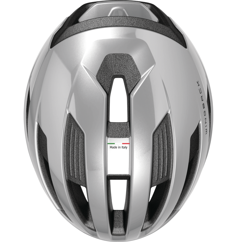 ABUS WINGBACK Road Helmet Silver