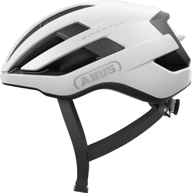 ABUS WINGBACK POLAR Road Helmet White