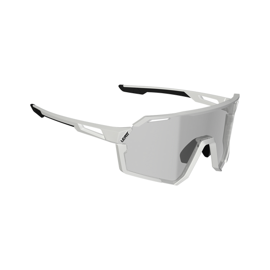 LEATT RIDEVIZ PRO SMALL White briller Iriz Glas Sølv