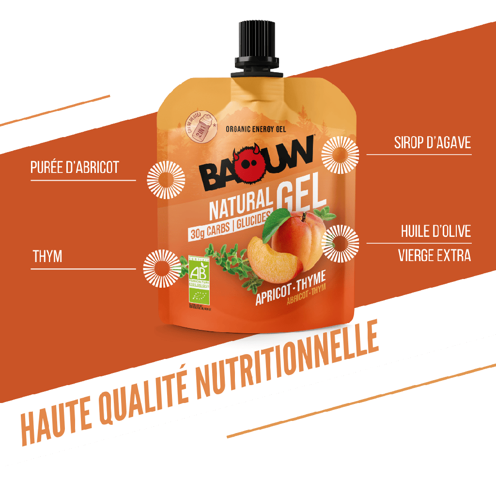 BAOUW Organic Apricot-Thyme Energising Gel (85 g)