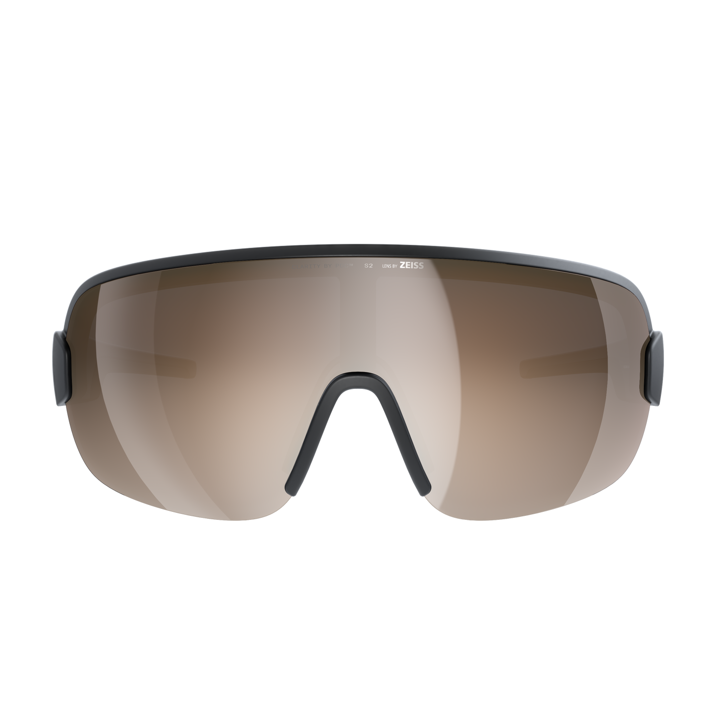 POC AIM Glasses Black Clarity Trail Partly Sunny Silver Lens