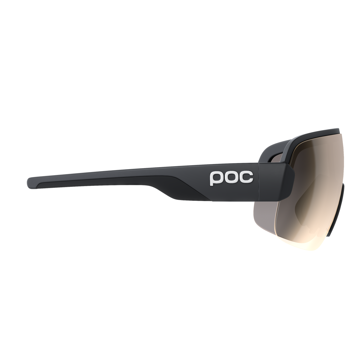 POC AIM Glasses Black Clarity Trail Partly Sunny Silver Lens