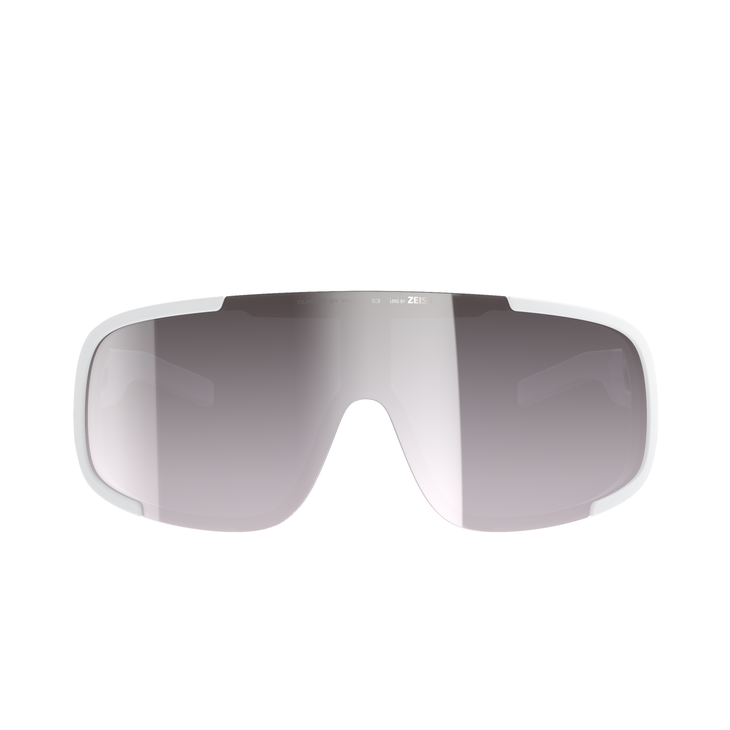 POC ASPIRE White Glasses Clarity Road Sunny Silver Lens