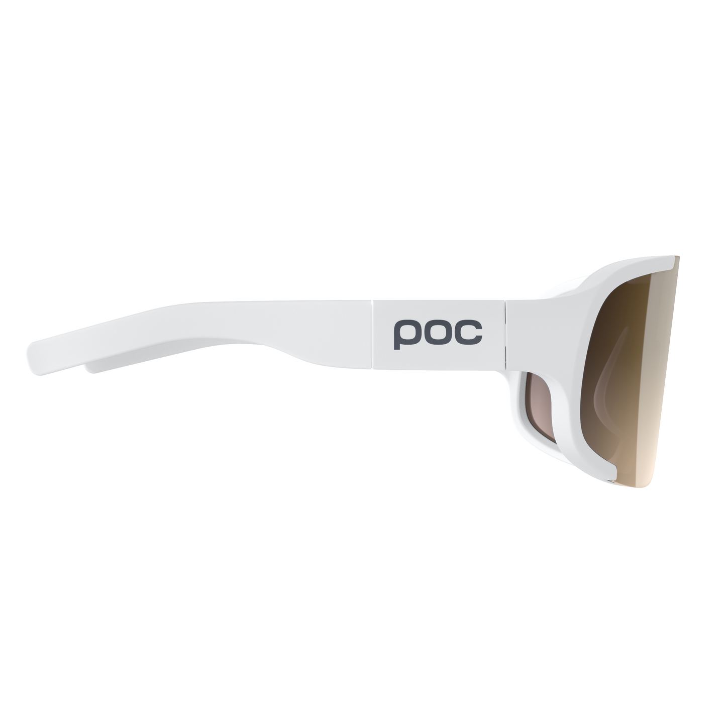POC ASPIRE MID Briller Hvid Clarity Trail Delvis solrig sølvfarvet linse