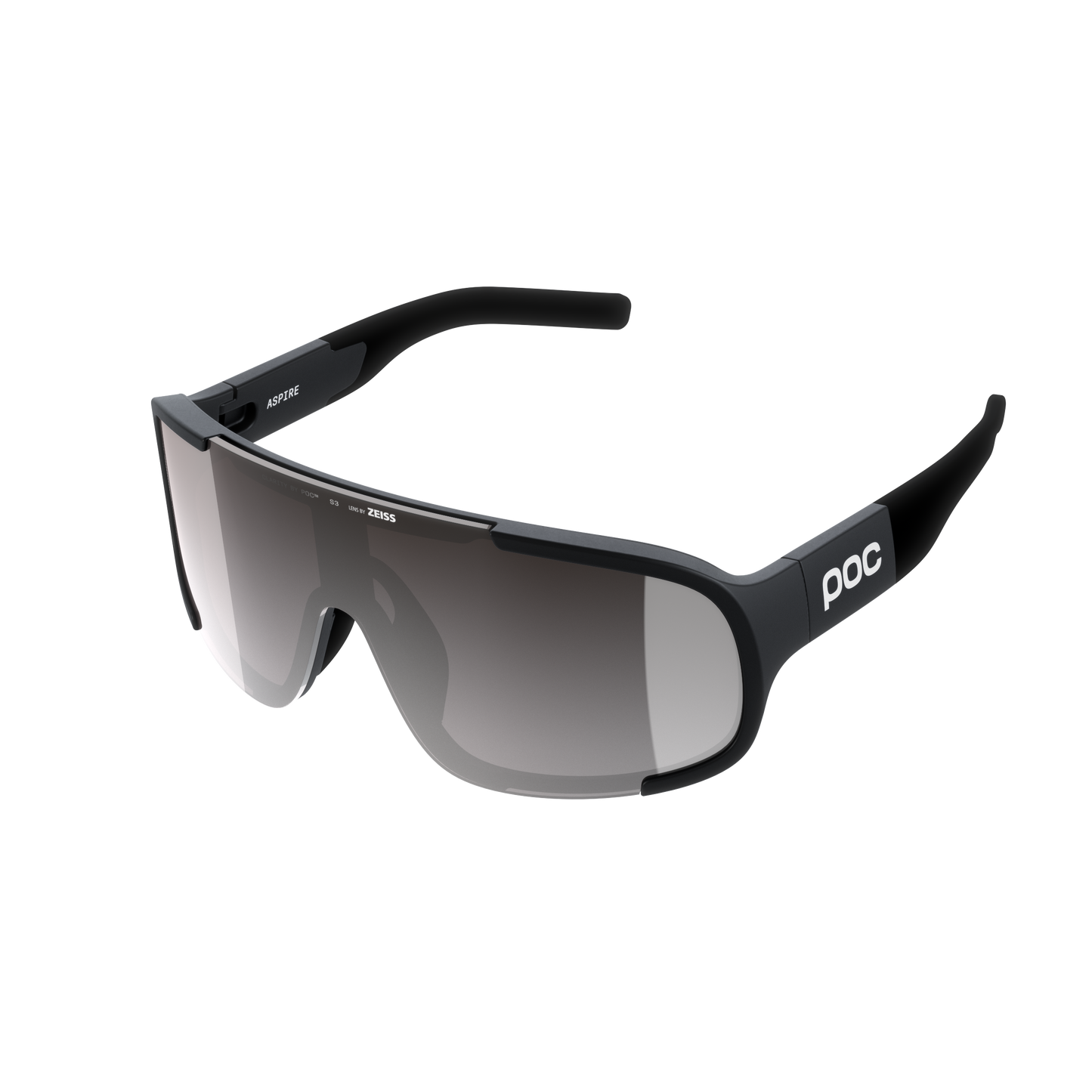 POC ASPIRE WF Briller Sort Clarity Road Sunny Silver Linse