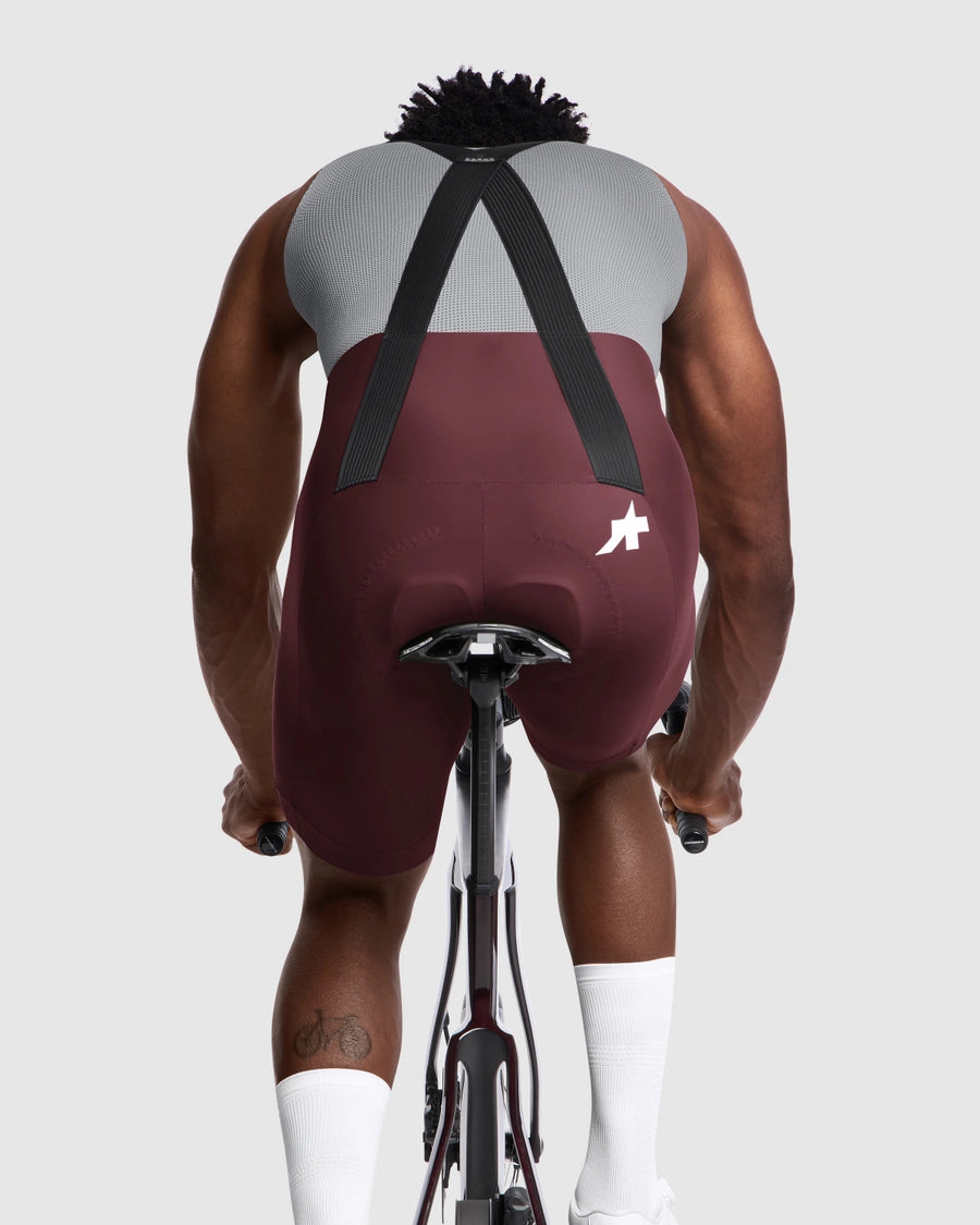 ASSOS MILLE GT S11Burgundy Red Bib Tight