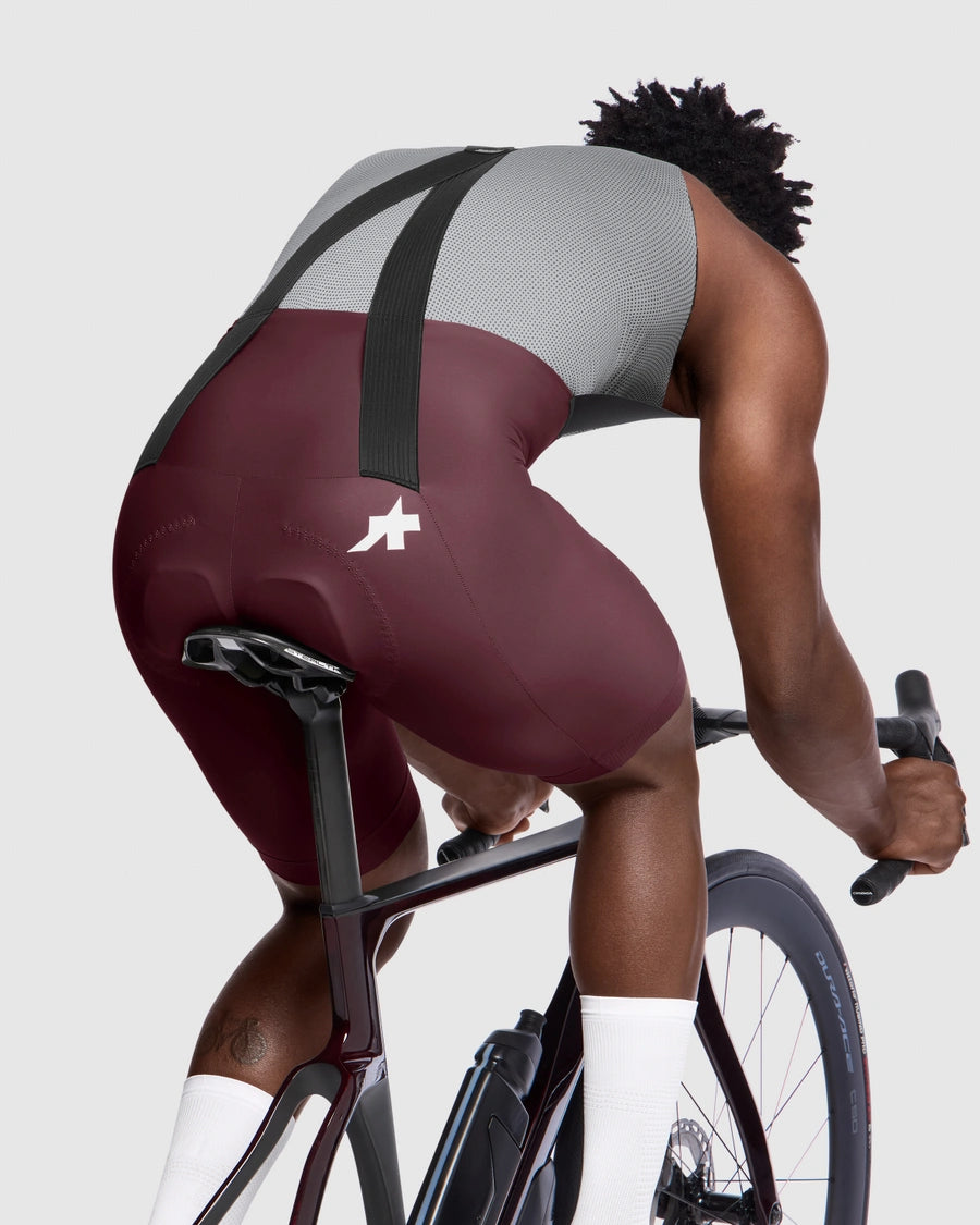 ASSOS MILLE GT S11Burgundy Red Bib Tight