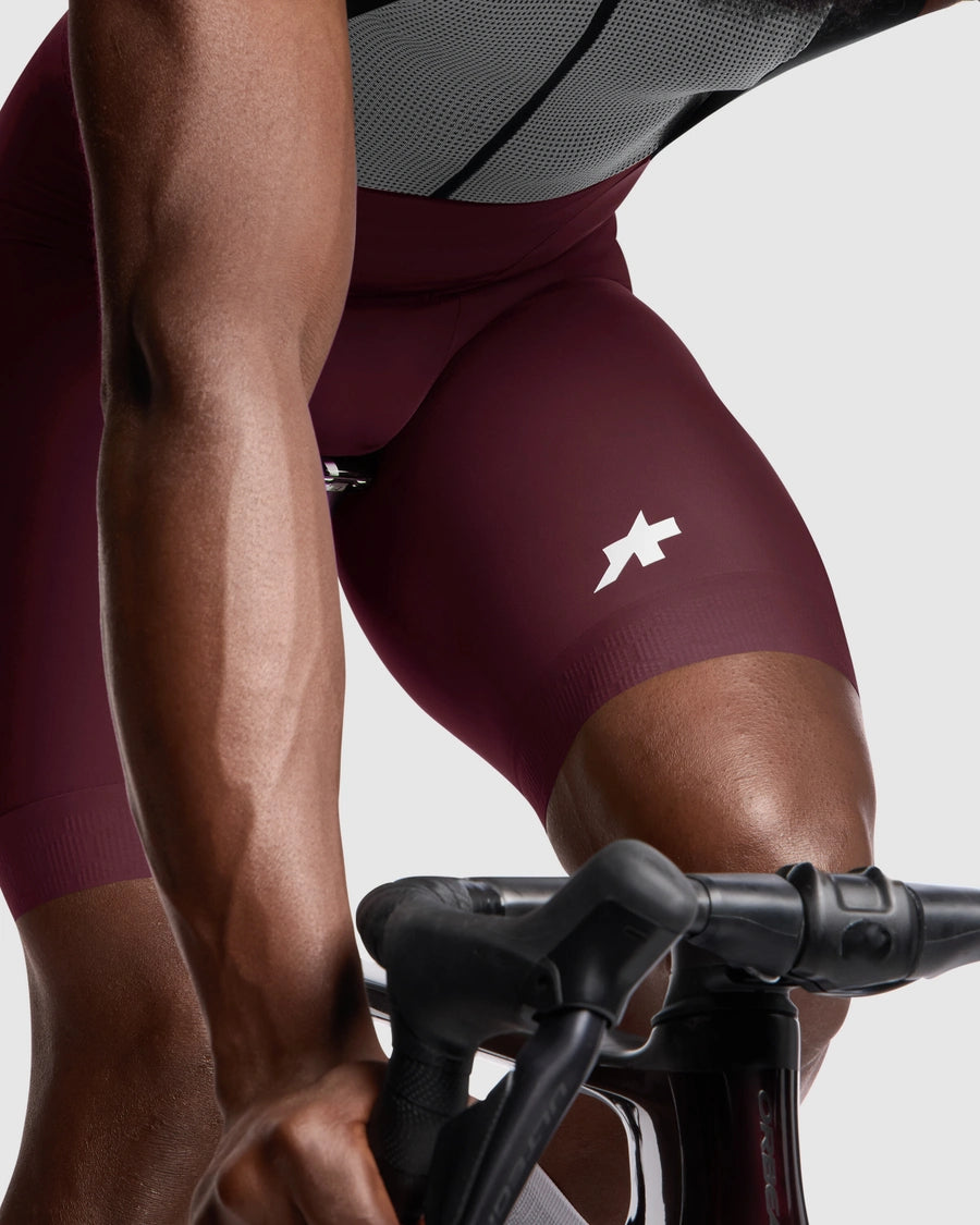 ASSOS MILLE GT S11Burgundy Red Bib Tight