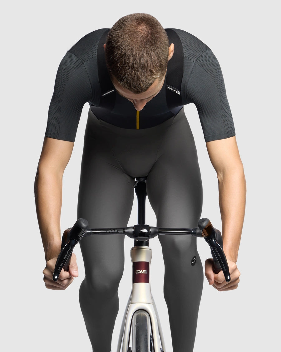 Lange seler-cykelshorts ASSOS MILLE GT SPRING FALL S11 Grå