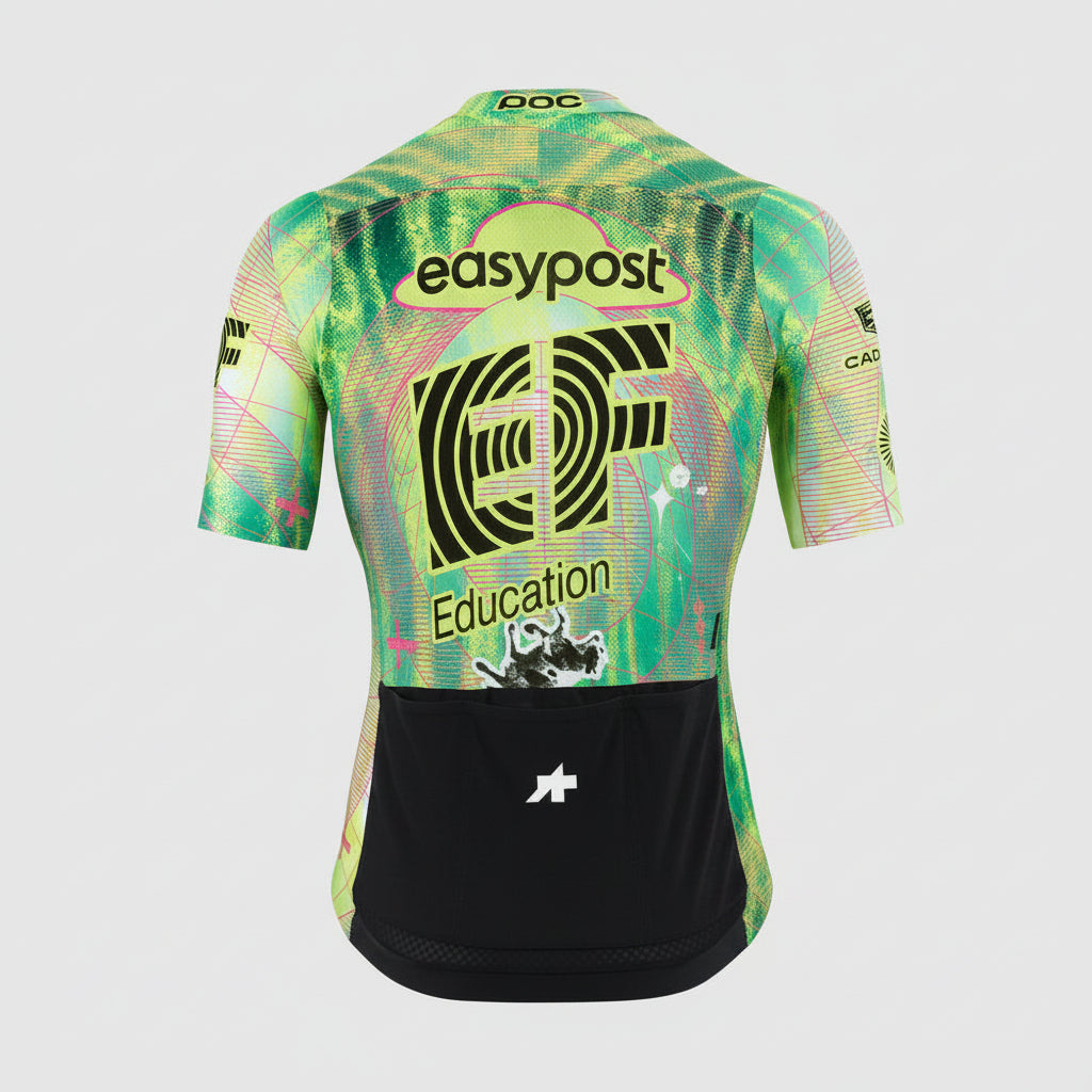 ASSOS MILLE GT EDUCATION FIRST GIRO Jersey Short Sleeve Black/Yellow