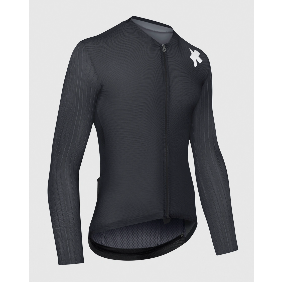 ASSOS EQUIPE RS S11 Langærmet trøje Sort/Grå